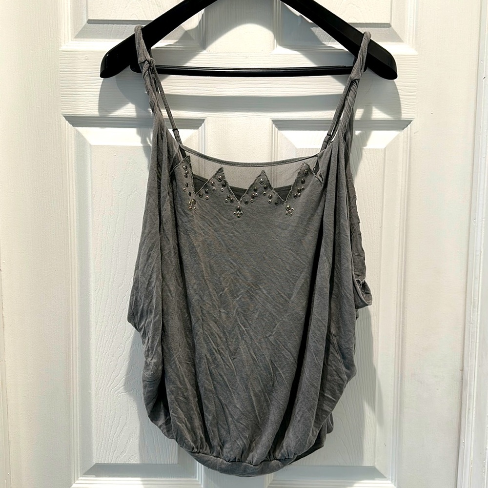 Guess Gunmetal Top Size M